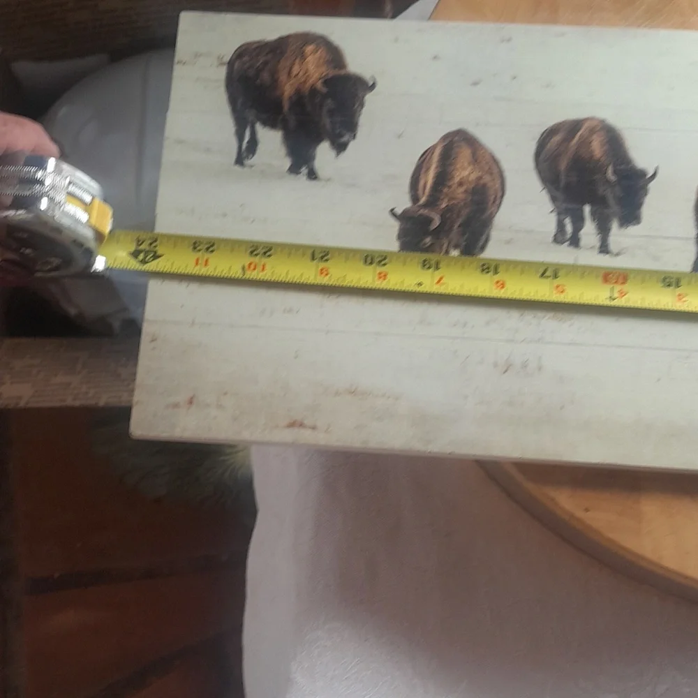 Buffalo Herd Wall Art Decor - Picture 2 of 4
